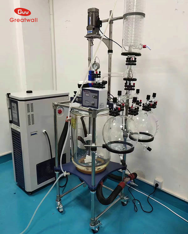 實驗室雙層過濾玻璃反應釜