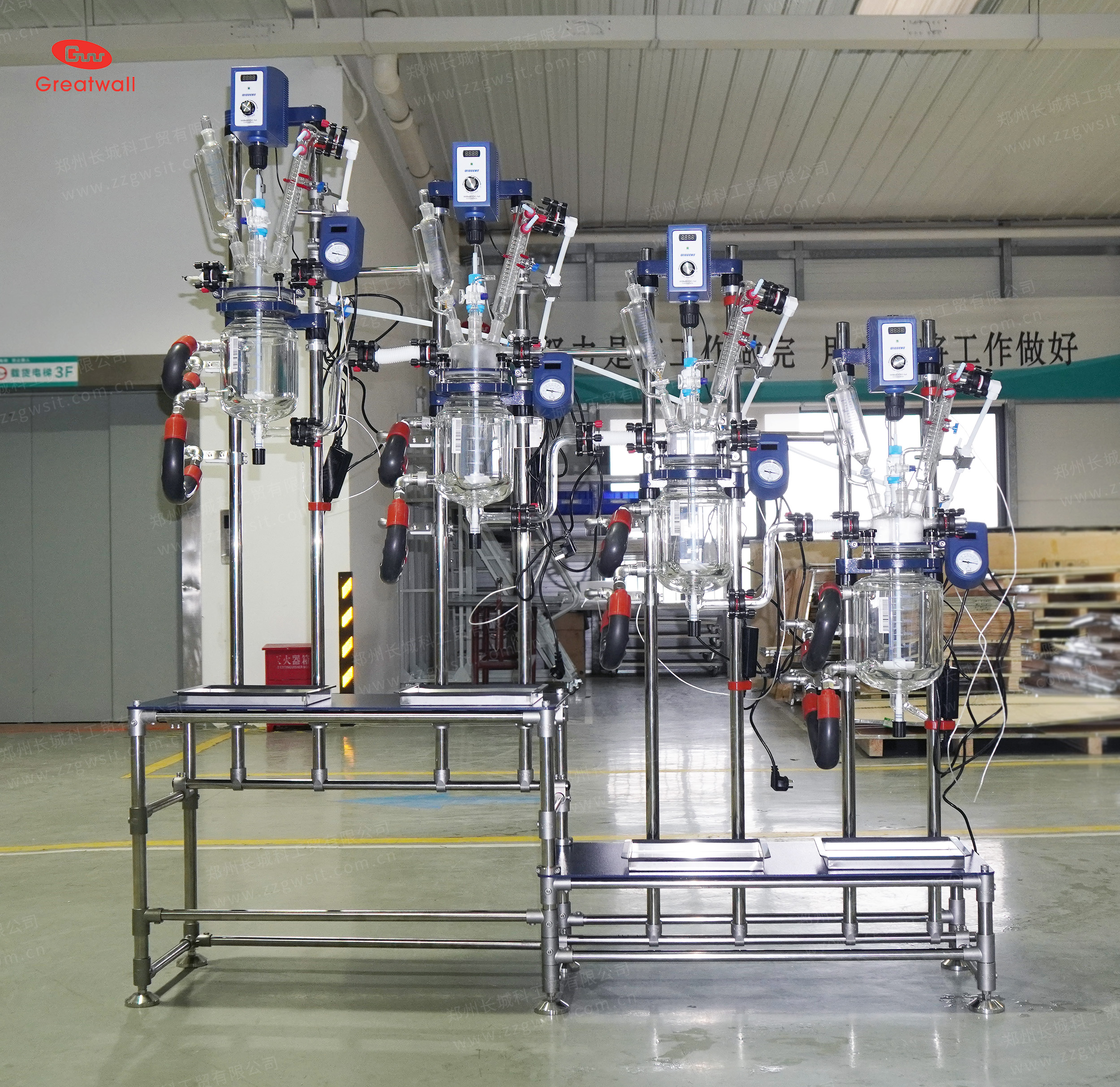 以“串聯(lián)”之智，解“效率”之困|四級串聯(lián)溢流玻璃反應(yīng)釜組合裝置：連續(xù)化反應(yīng)的模塊化解決方案！